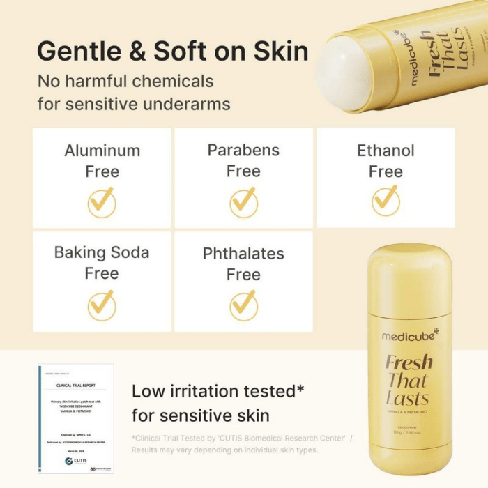 Medicube Fresh That Lasts Vanilla Deodorant 83g