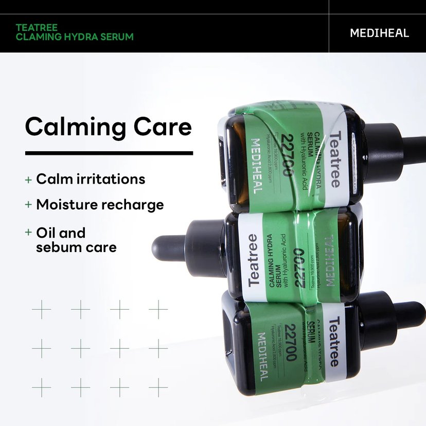 Mediheal Teatree Calming Hydra, Refreshing, Lightweight Hydrating Serum - 40ml