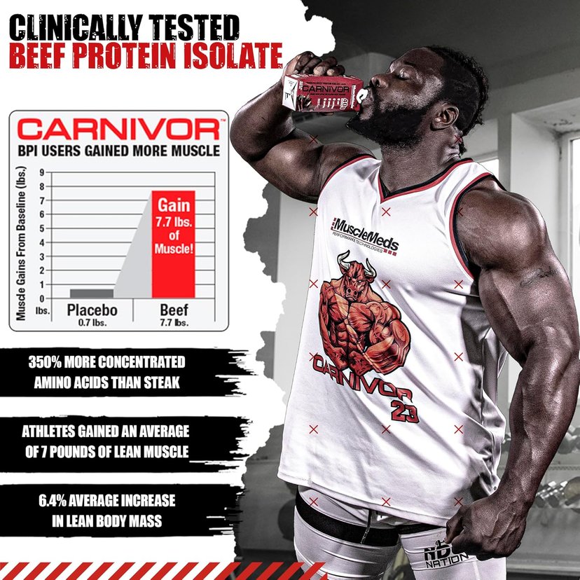 MuscleMeds Carnivor RTD Chocolate 16.9oz