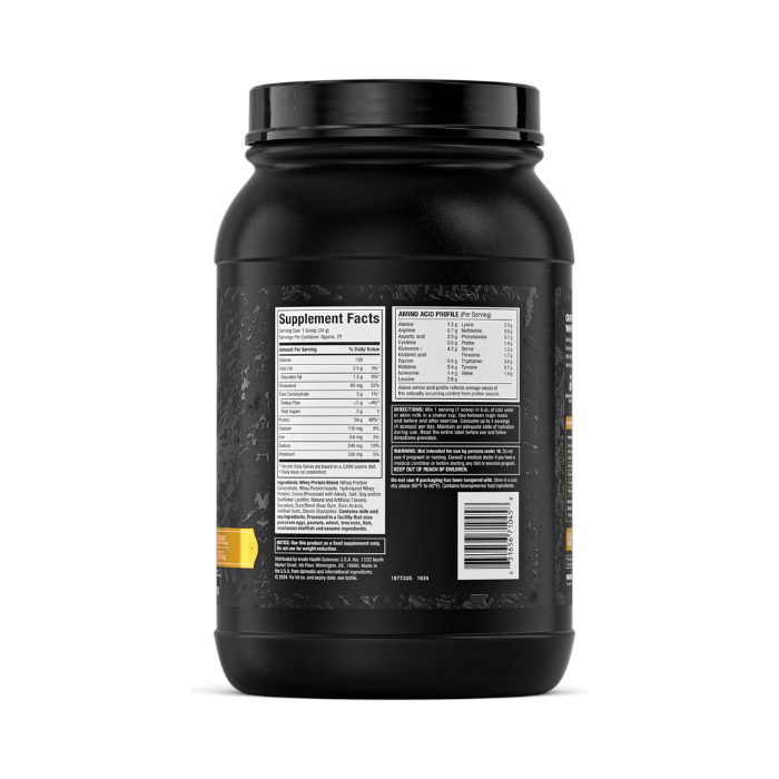 MuscleTech Nitrotech 100% Whey Gold Double Rich Chocolate 2LB