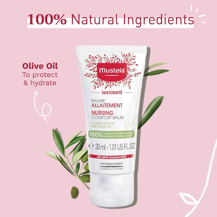 Mustela Nursing Comfort Balm – Soothing and Organic Nipple Cream for Breastfeeding Moms - 30ml