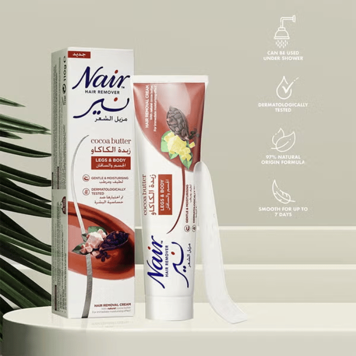 Nair Hair Remover Cream Leg & Body Cocoa Butter 110 g