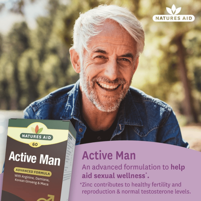Natures Aid Active Man 60 Tablets