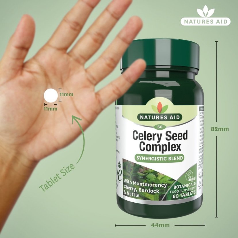 Natures Aid Celery Seed Complex 60 Tablets