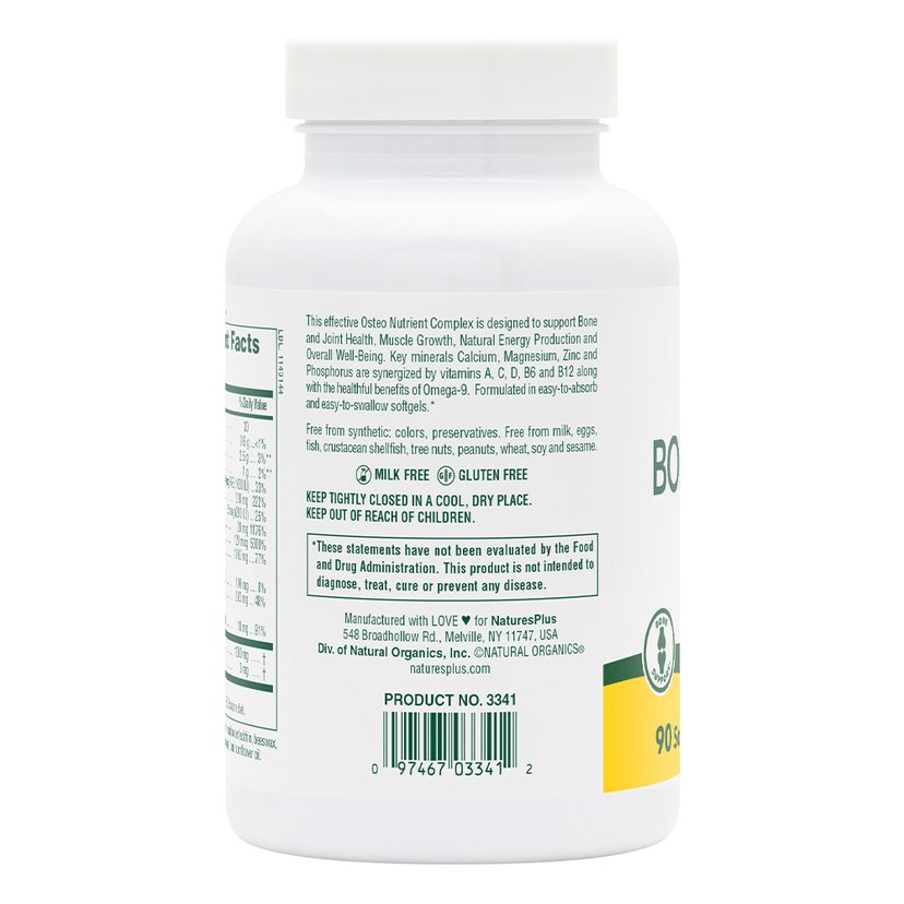 Natures Plus Bone Power With Boron Milk Free 90 Softgels