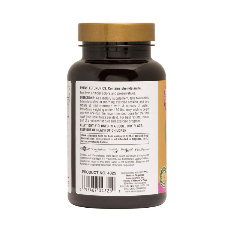 Natures Plus Ultra Skinny Mini Caffeine Free Bilayered Tablets 90's