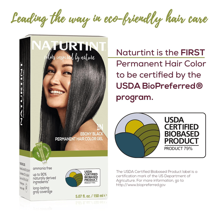 Naturtint 1N-Ebony Black 165ml