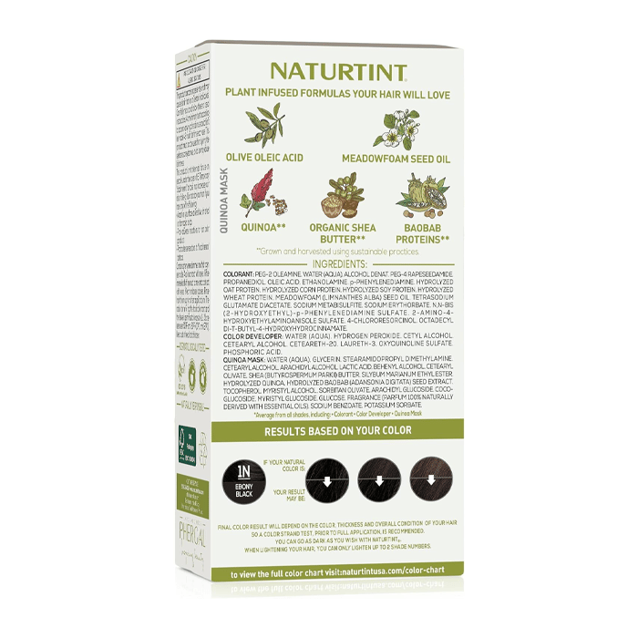 Naturtint 1N-Ebony Black 165ml