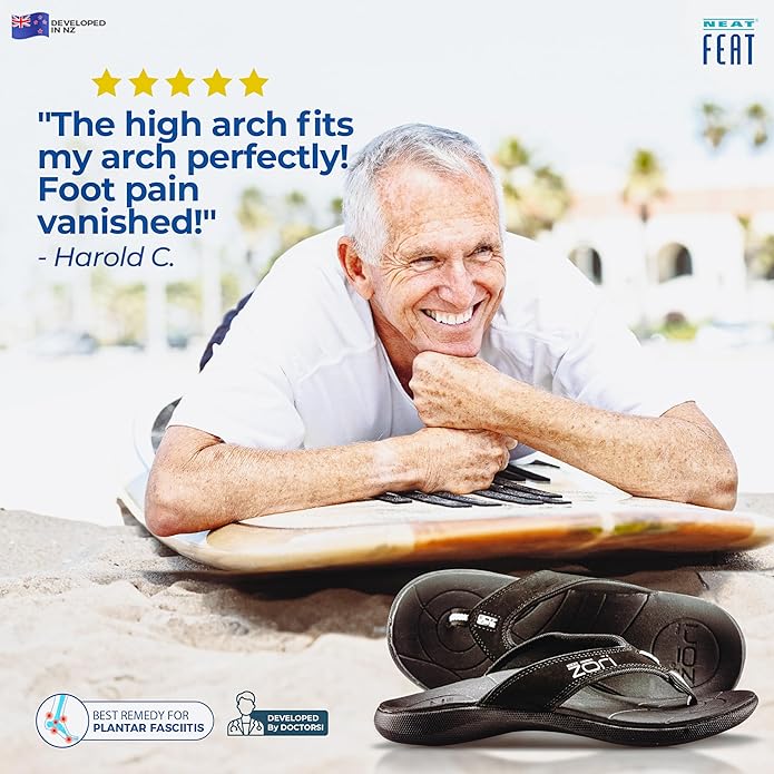 Neat Feat Zori Sandal Thong Black Size 11