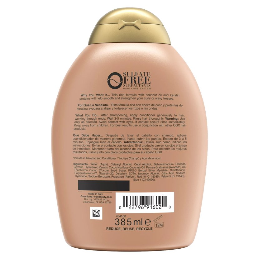 Ogx Brazilian Keratin Conditioner 385ml