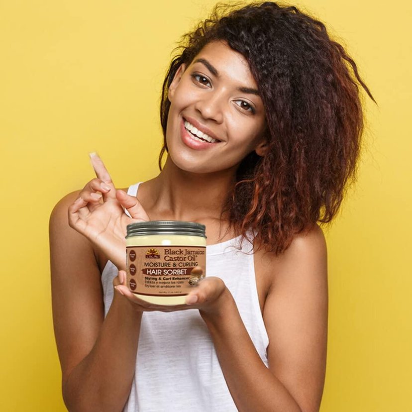 Okay Pure Naturals Black Jamaican Castor Oil Hair Sorbet 17oz