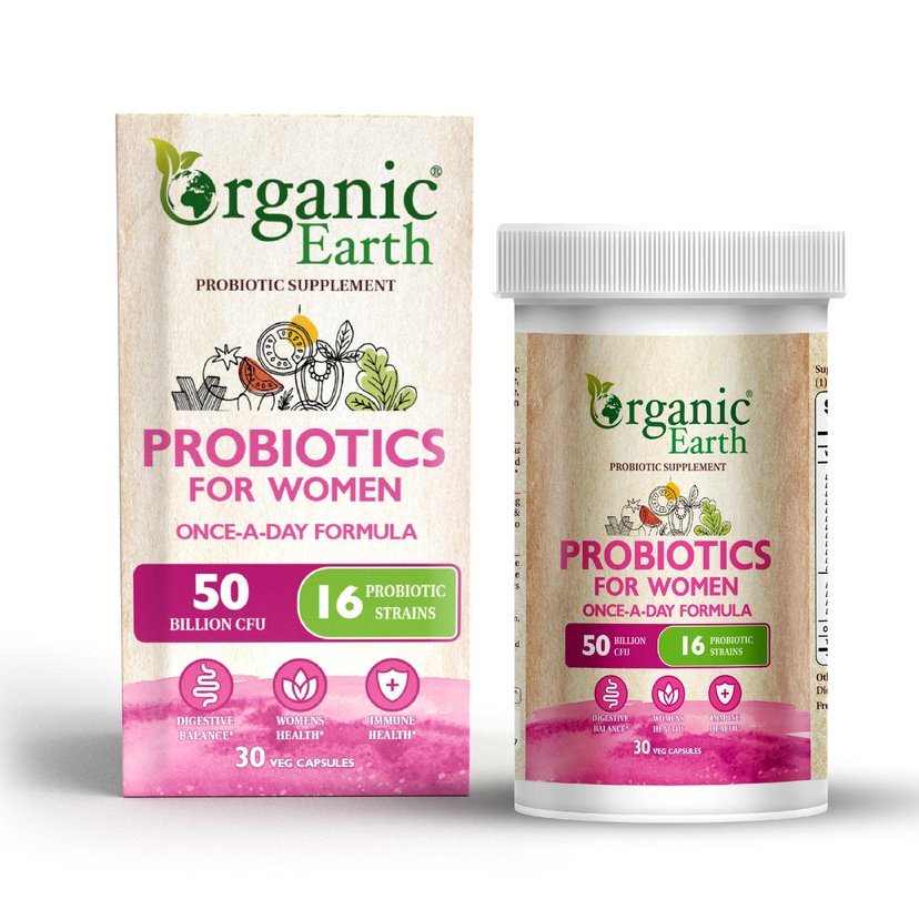 Organic Earth Probiotics For Women Cap 30s