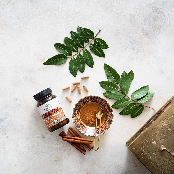 Organic India Cinnamon Capsule 90's