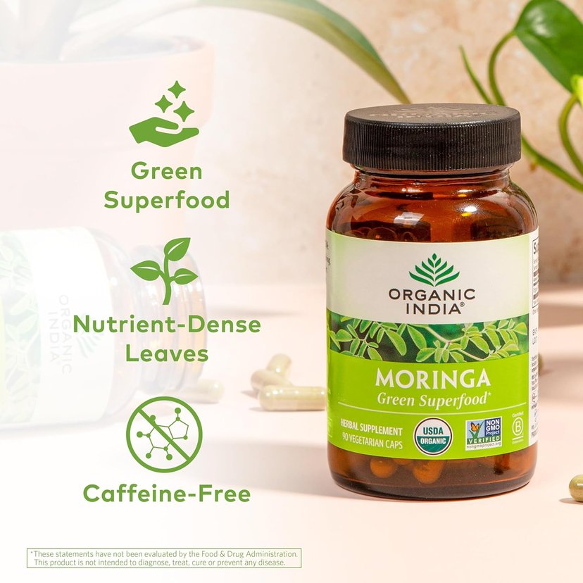 Organic India Moringa 90 Caps