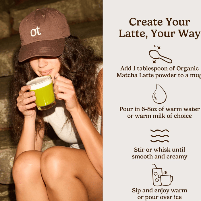 Organic Traditions Matcha Latte With Probiotics 150g