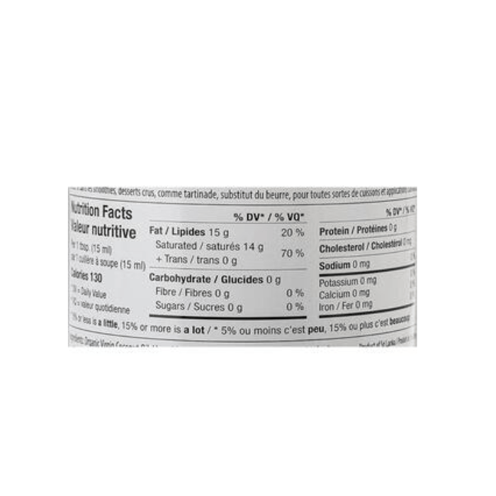 Organic Traditions Raw Coconut Oil, 100% Pure, Virgin, Cold-Pressed & Unrefined – 500ml