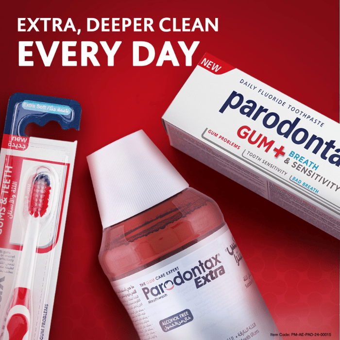 Parodontax Mouthwash Extra Alcohol Free 300ml