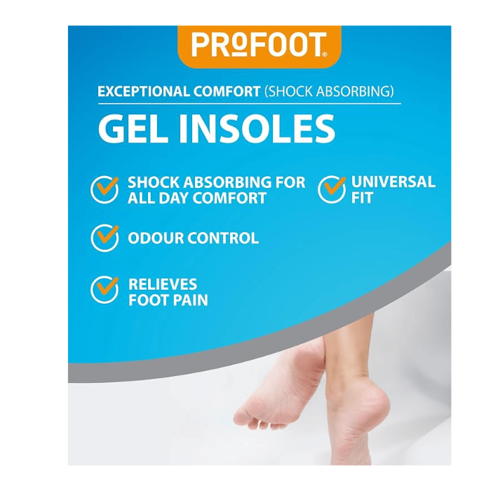 Profoot Ultra Gel Insoles Women