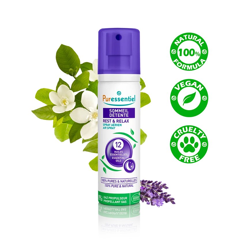 Puressentiel Rest & Relax Air Spray with 12 Essential Oils 75ml