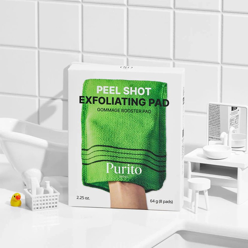 Purito Seoul Vegan Peel Shot Exfoliating Pad 8 ml 8's