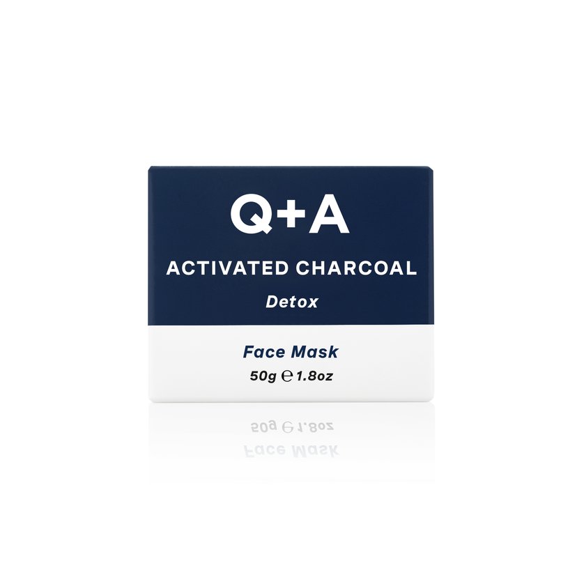 Q+A Activated Charcoal Detox Face Mask 50g
