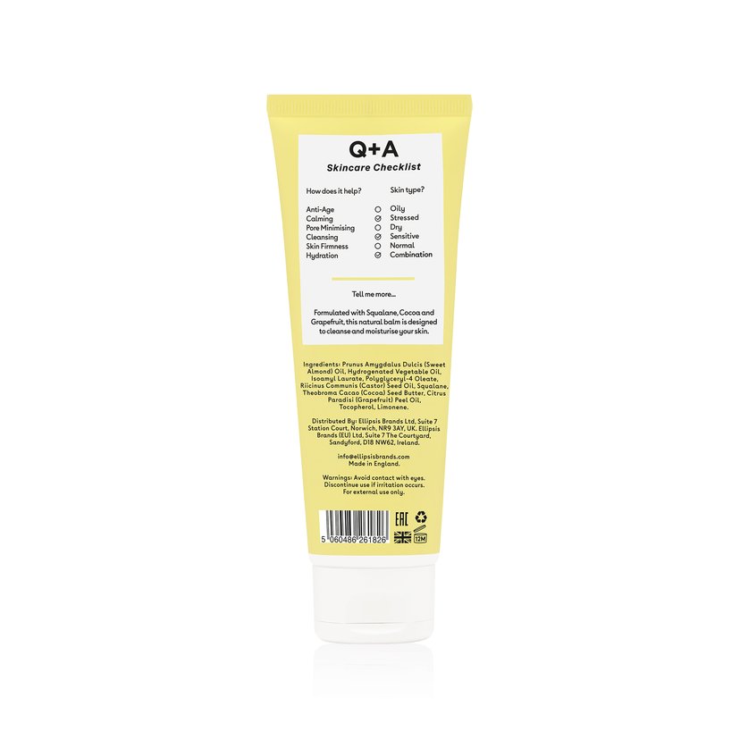 Q+A Grapefruit Cleansing Balm 125ml