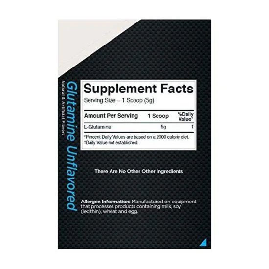 Rule1 Glutamine 130 Servings Unflavored 689g