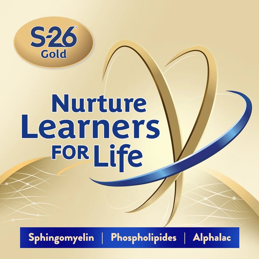 S-26 Gold Stage 1 Infant Formula, 0-6 Months Baby Milk with DHA and Nutrilearn System, 400g