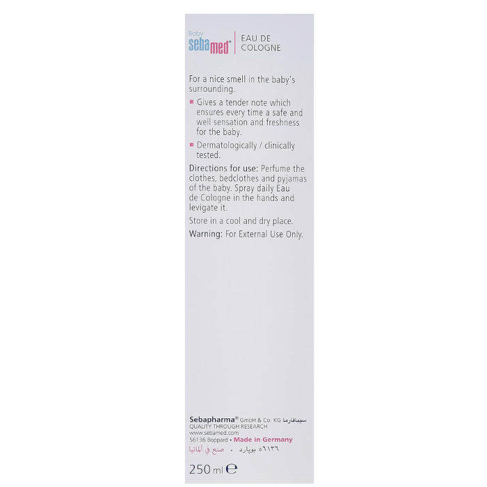 Sebamed Baby Eau De Cologne 250 ml