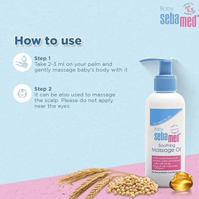 Sebamed Baby Smoothing Massage Oil 150 ml