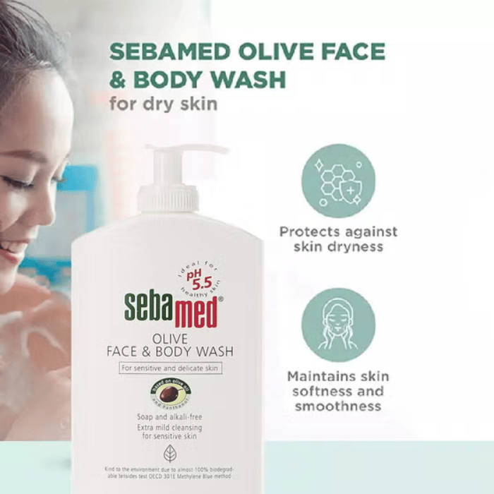 Sebamed Olive Face & Body Wash 400 ml