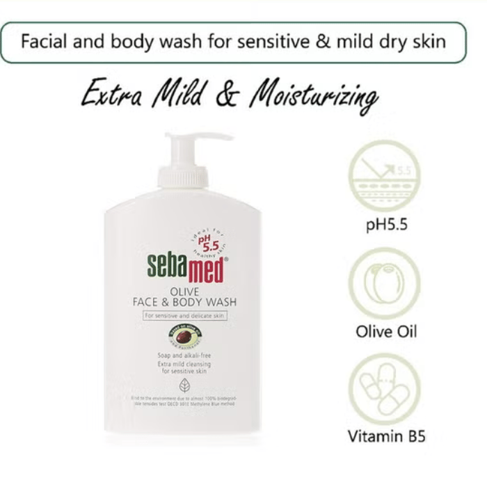 Sebamed Olive Face & Body Wash 400 ml