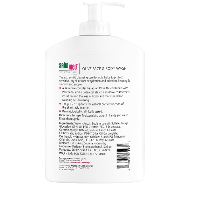 Sebamed Olive Face & Body Wash 400 ml