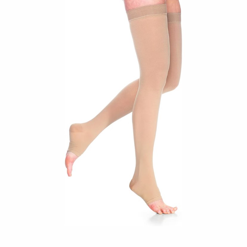 Sigvaris CCL2 Thigh Knobbed Grip Top Plus Long Open Small