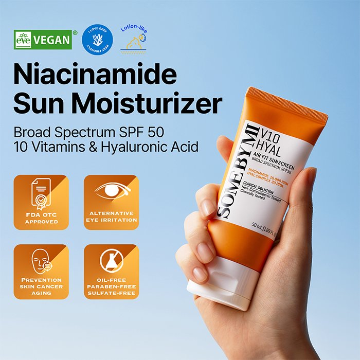 Some By Mi V10 Hyal (SPF50) Sunscreen Air Fit 50ml