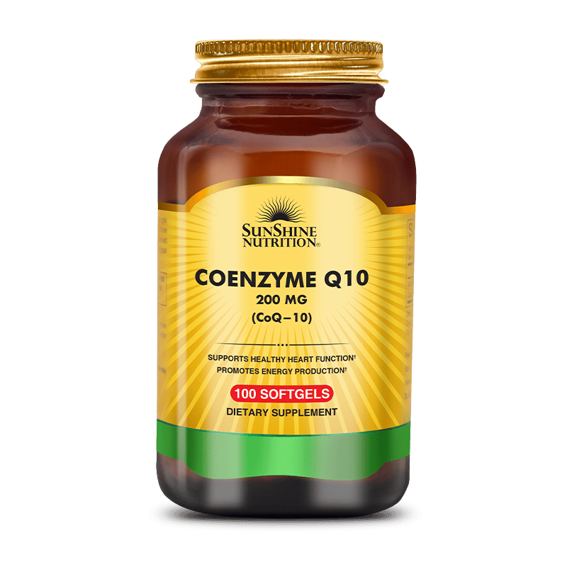 Sunshine Nutrition CoQ10 200mg 100 Softgels