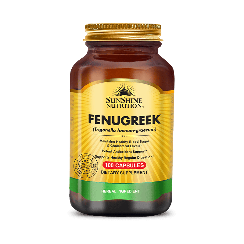 Sunshine Nutrition Fenugreek 610Mg Capsules 100's