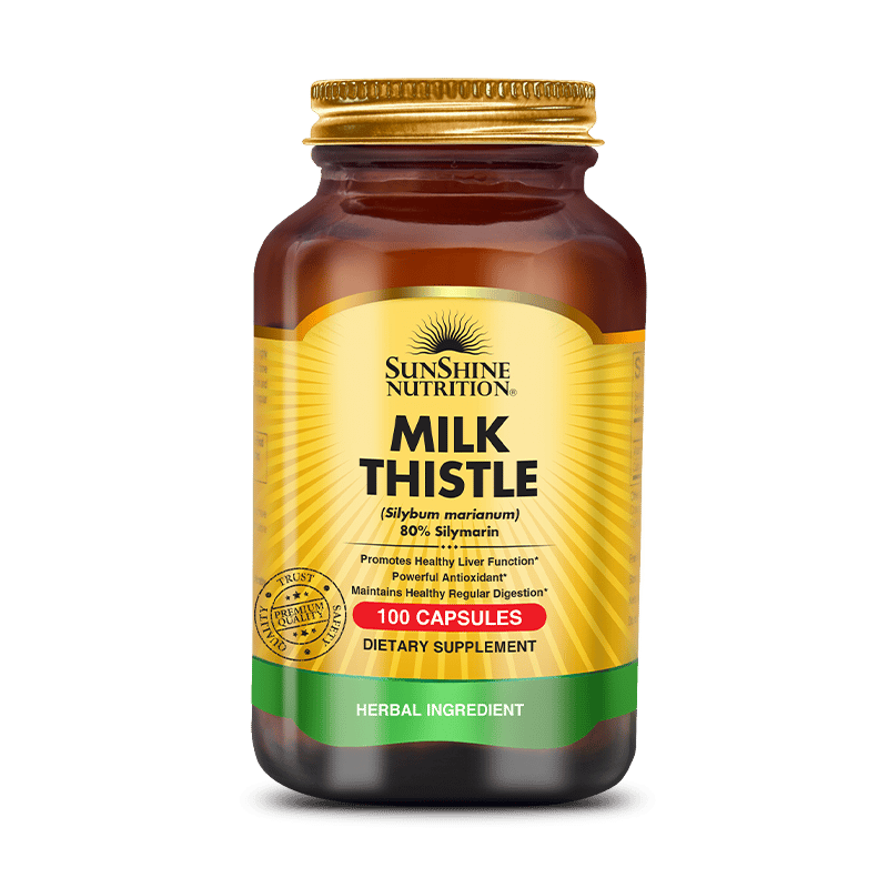 Sunshine Nutrition Milk Thistle Capsules 100's