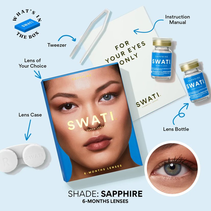 Swati Contact Lens Sapphire 6 Months