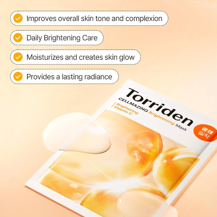 Torriden Cellmazing Vegan Brightening Mask 26ml