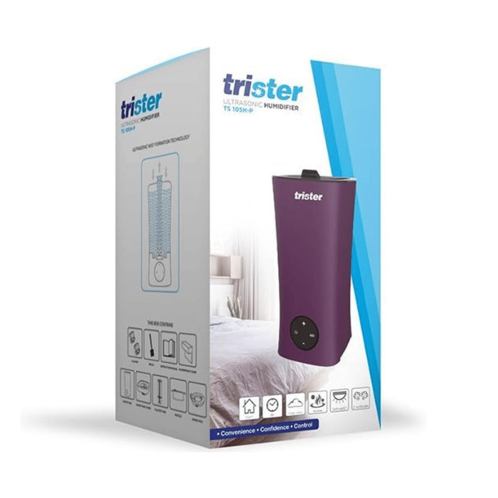 Trister Ultrasonic Humidifier 2L Purple