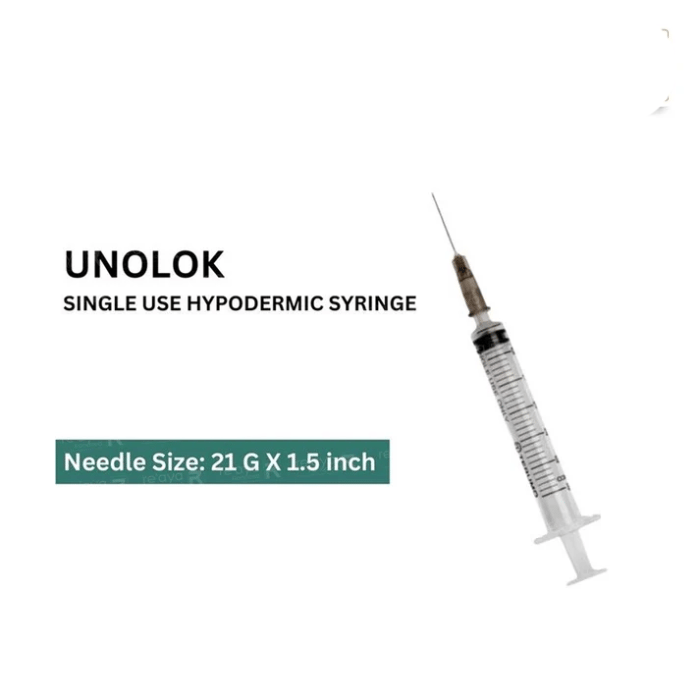 Unolok Syringe Disposable 20ml