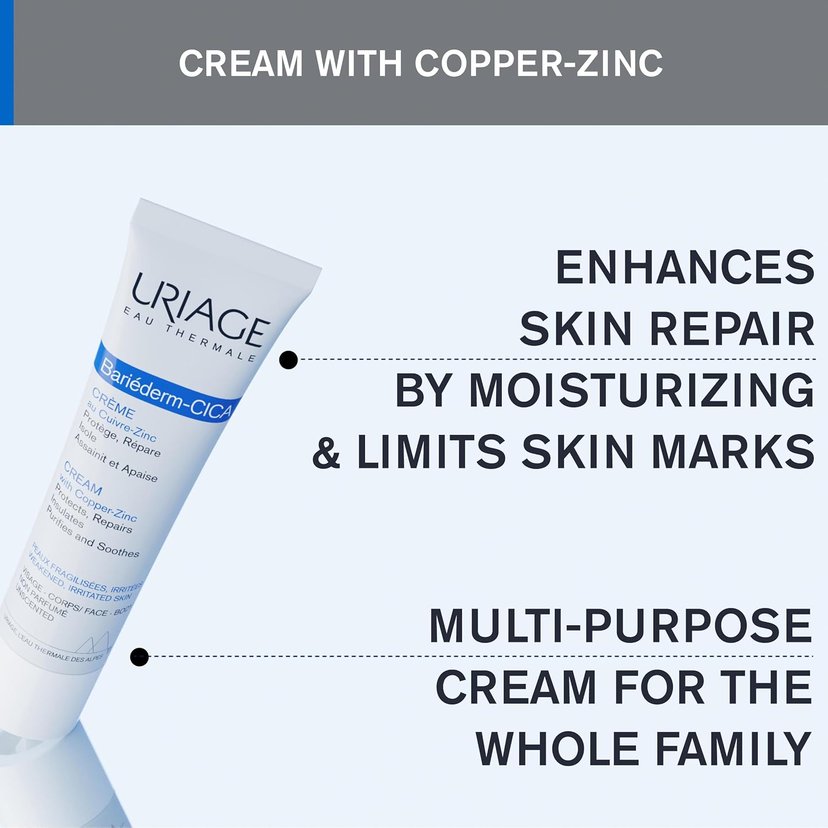 Uriage Bariederm Cica - Cream With Cu-Zn 100 Ml