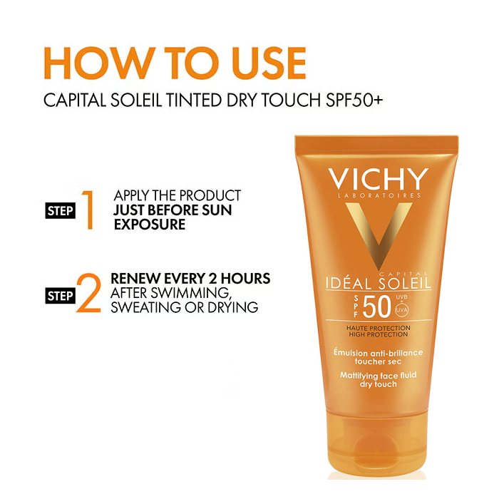 Vichy Ideal Soleil Spf 50 Dry Touch 50 ml