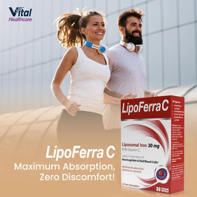 Vital Healthcare Lipoferra C Capsules 30s