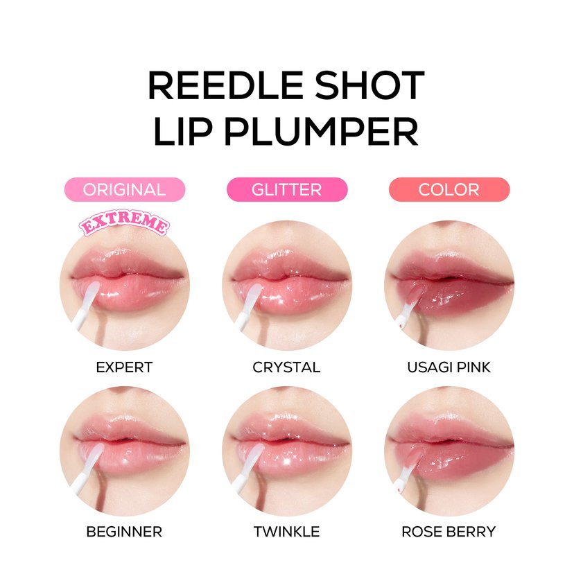 VT Cosmetics Reedle Shot Lip Plumper Rose Berry 4.3g