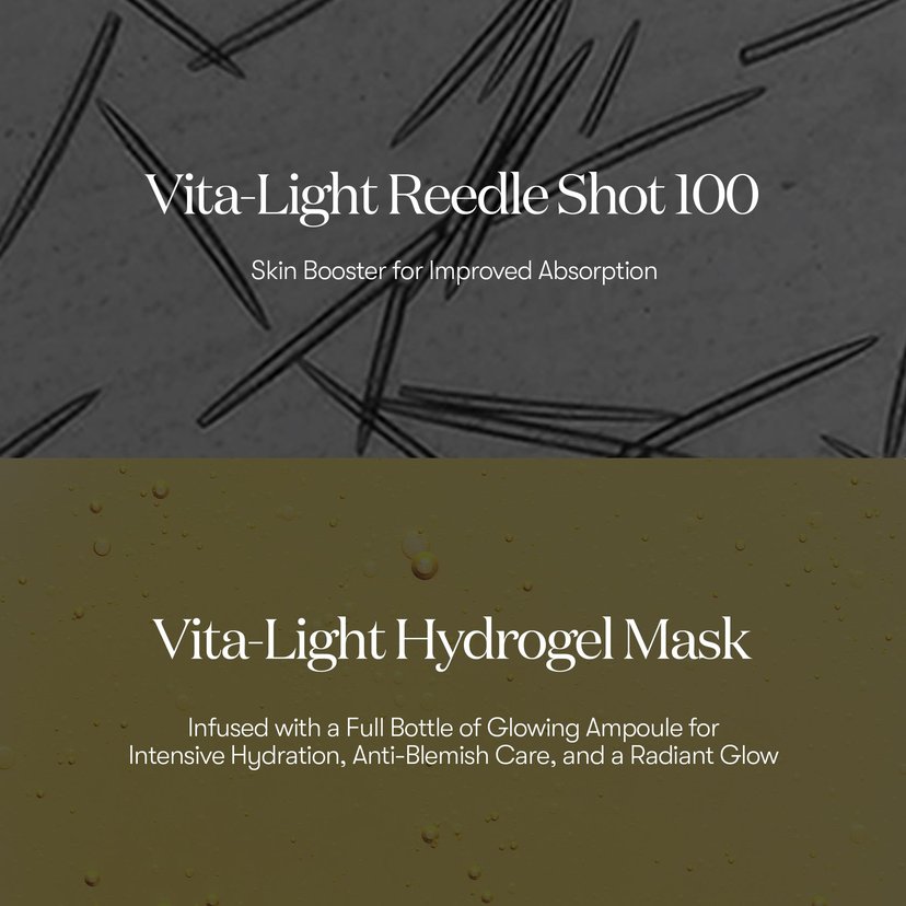 VT Cosmetics Vita-Light Reedle 100 2 Step Mask Sheet 33g