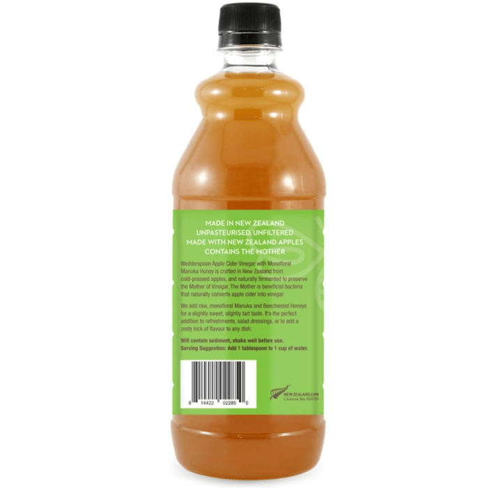 Wedderspoon Apple Cider Vinegar With K factor 16 M Honey 750 ml