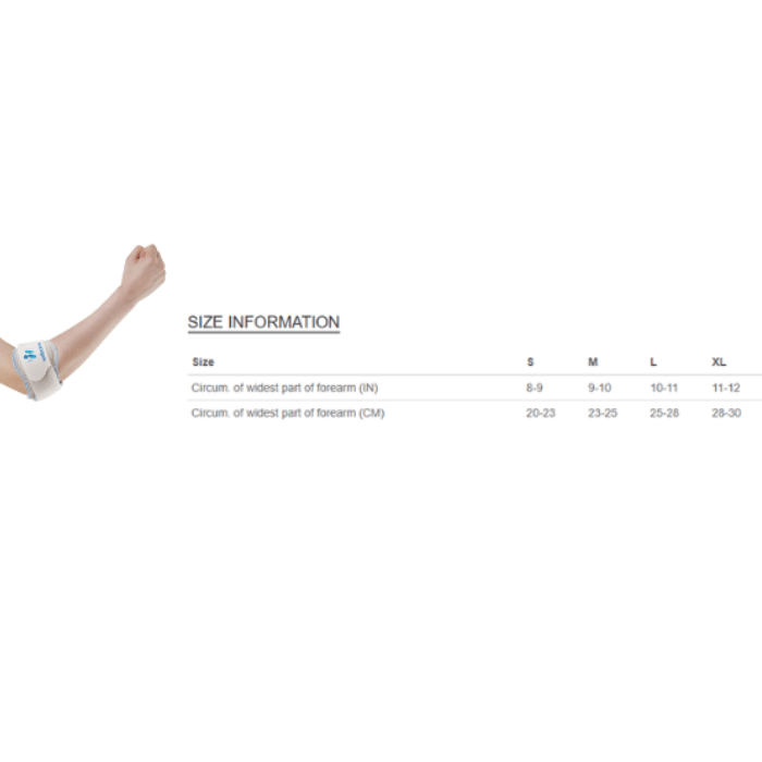 Wellcare Elbow Silicone Strap With Pad Medium 62093