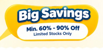 Min. 60 to 90% Off